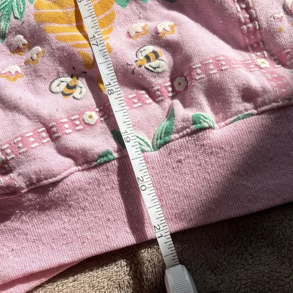 Vintage Pink Floral Sweatshirt - Picture 7 of 9